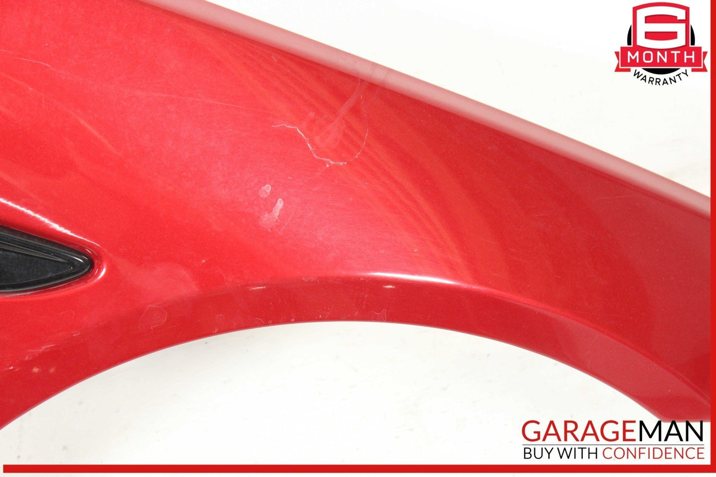 16-23 Jaguar XF Front Right Passenger Side Fender Panel Assembly Red OEM