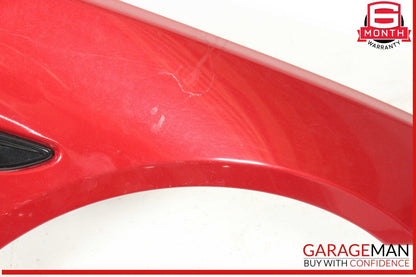 16-23 Jaguar XF Front Right Passenger Side Fender Panel Assembly Red OEM