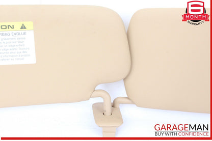 11-14 Porsche Cayenne 958 Front Right Side Sun Visor Sunvisor Beige OEM