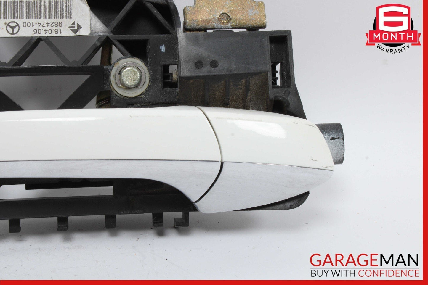 07-13 Mercedes W221 S550 S600 S63 AMG Rear Right Side Exterior Door Handle White