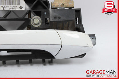 07-13 Mercedes W221 S550 S600 S63 AMG Rear Right Side Exterior Door Handle White