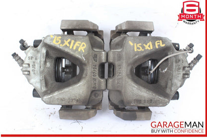 12-15 BMW X1 Front Right and Front Left Side Brake Caliper Calipers Set of 2 OEM