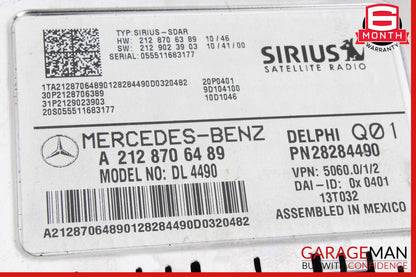 Mercedes W204 C250 GLK350 Sirius Satellite Radio Receiver 2128706489 OEM