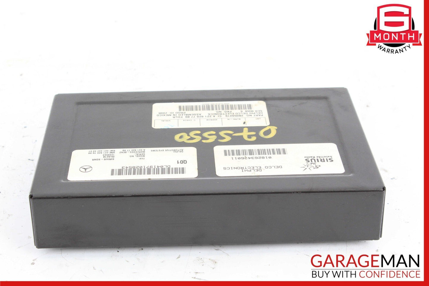 07-14 Mercedes W221 S550 SLK350 Sirius Satellite Radio Module Receiver OEM