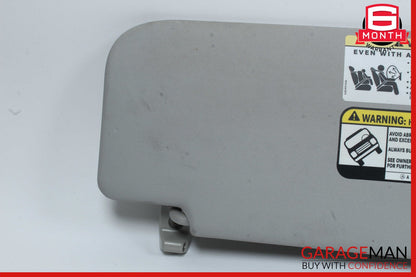 06-12 Mercedes X164 GL450 Front Left Driver Side Sun Visor Sunvisor Gray OEM