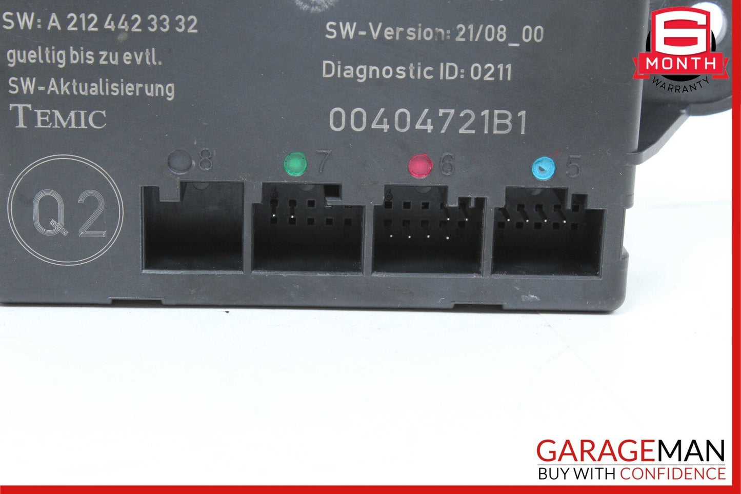 08-15 Mercedes-Benz C300 W204 Right Rear Door Control Module 2128204085 OEM
