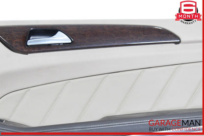 13-16 Mercedes X166 GL350 Rear Right Side Interior Door Panel Cover Trim Assy
