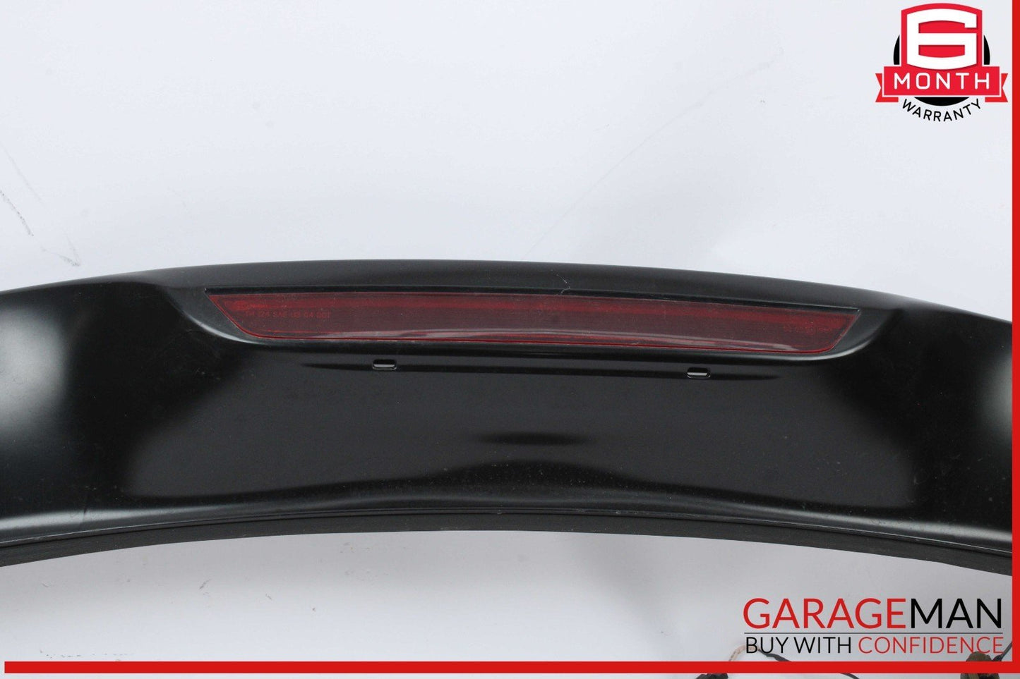 12-14 Porsche Cayenne 958 AWD Trunk Lid Molding Trim Spoiler Wing w/ Light OEM