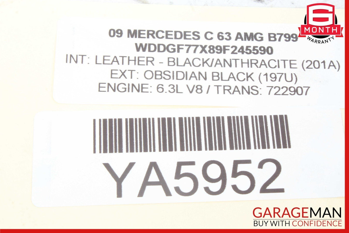 08-18 Mercedes W204 C63 AMG C350 E400 Front Right Side Door Control Module OEM
