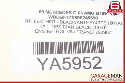 08-18 Mercedes W204 C63 AMG C350 E400 Front Right Side Door Control Module OEM