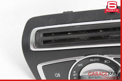 15-20 Mercedes W205 C300 Head Light Headlight Control Switch Trim Assy Black