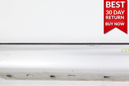 02-05 Mercedes W203 C230 C320 Coupe Left Side Skirt Rocker Panel Molding Silver