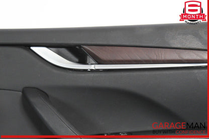 17-20 Maserati Levante M161 Interior Door Panel Front Right Side Black OEM