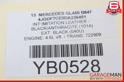 12-19 Mercedes X166 GL450 GLA250 ML400 Rear Left Side Door Control Module OEM