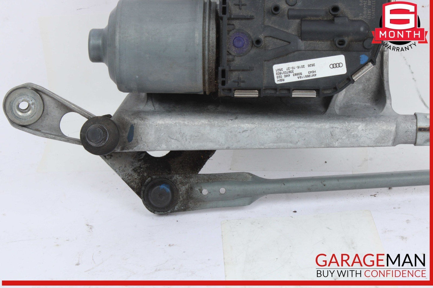 17-19 Audi Q7 Windshield Washer Wiper Motor Linkage Bosch 4M1955023B OEM