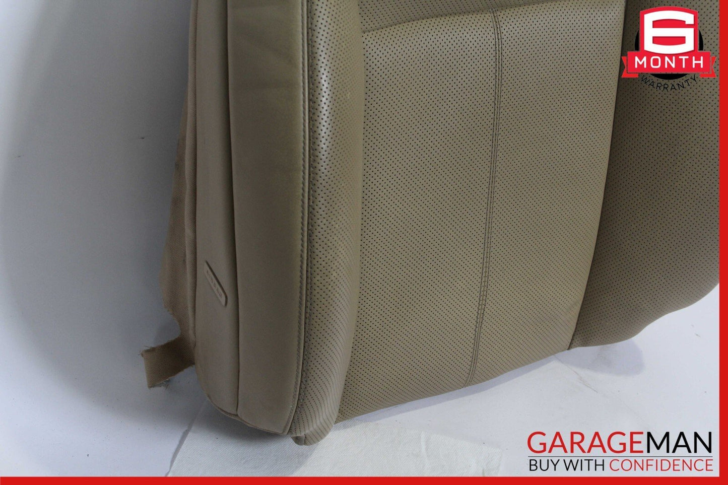 07-14 Mercedes W216 CL550 Front Right Top Upper Seat Cushion Cover Brown
