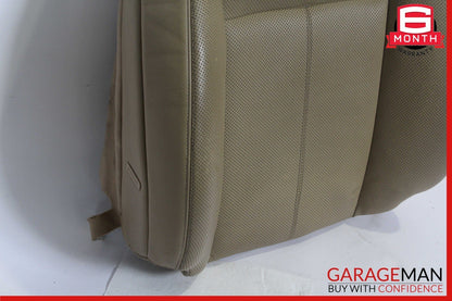07-14 Mercedes W216 CL550 Front Right Top Upper Seat Cushion Cover Brown