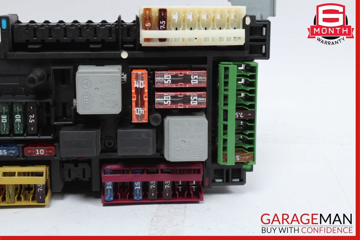 10-18 Mercedes E350 CLS550 Rear SAM Fuse Module Relay Junction Box Assembly