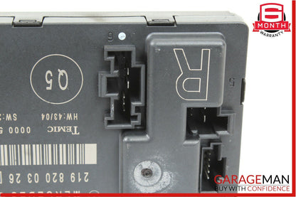 06-11 Mercedes W219 CLS500 Rear Right Passenger Side Door Controller Module