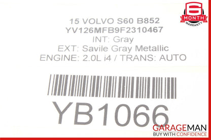 11-18 Volvo S60 Rear Left or Right Door Control Module 31343872 OEM