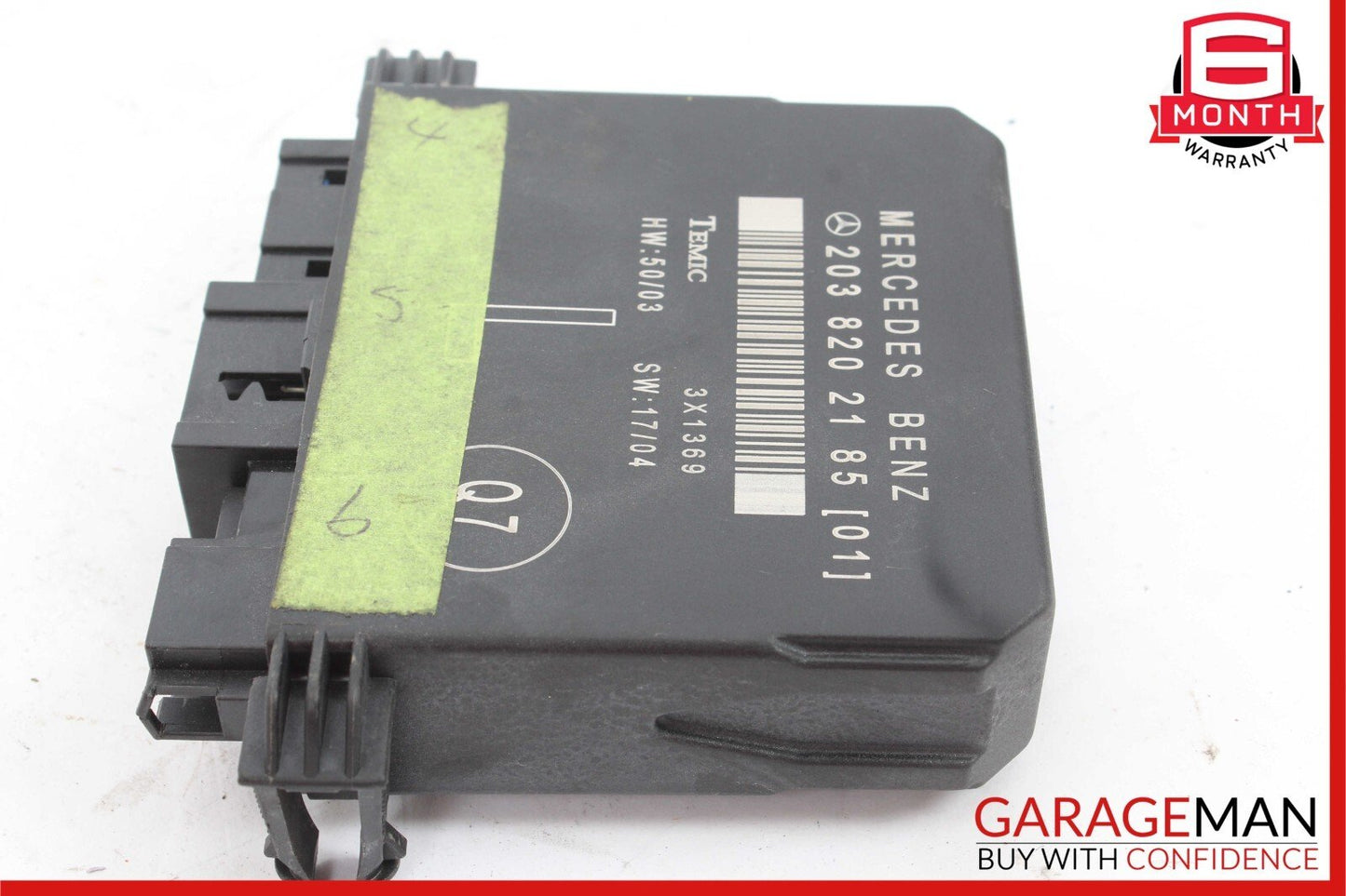 01-07 Mercedes W203 C230 C320 Rear Left Side Door Computer Control Module OEM