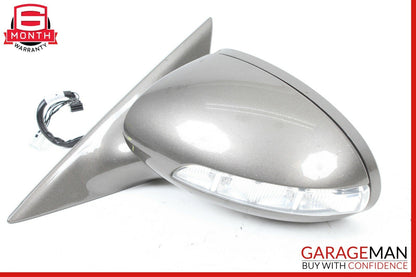 06-08 Mercedes W219 CLS500 Front Left Driver Side Mirror Door Rear View Gray OEM