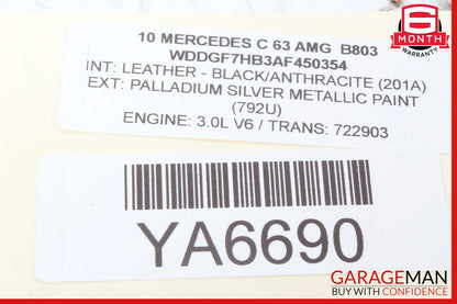 08-18 Mercedes W204 C300 C350 Rear Left Side Door Control Module 2128203885 OEM