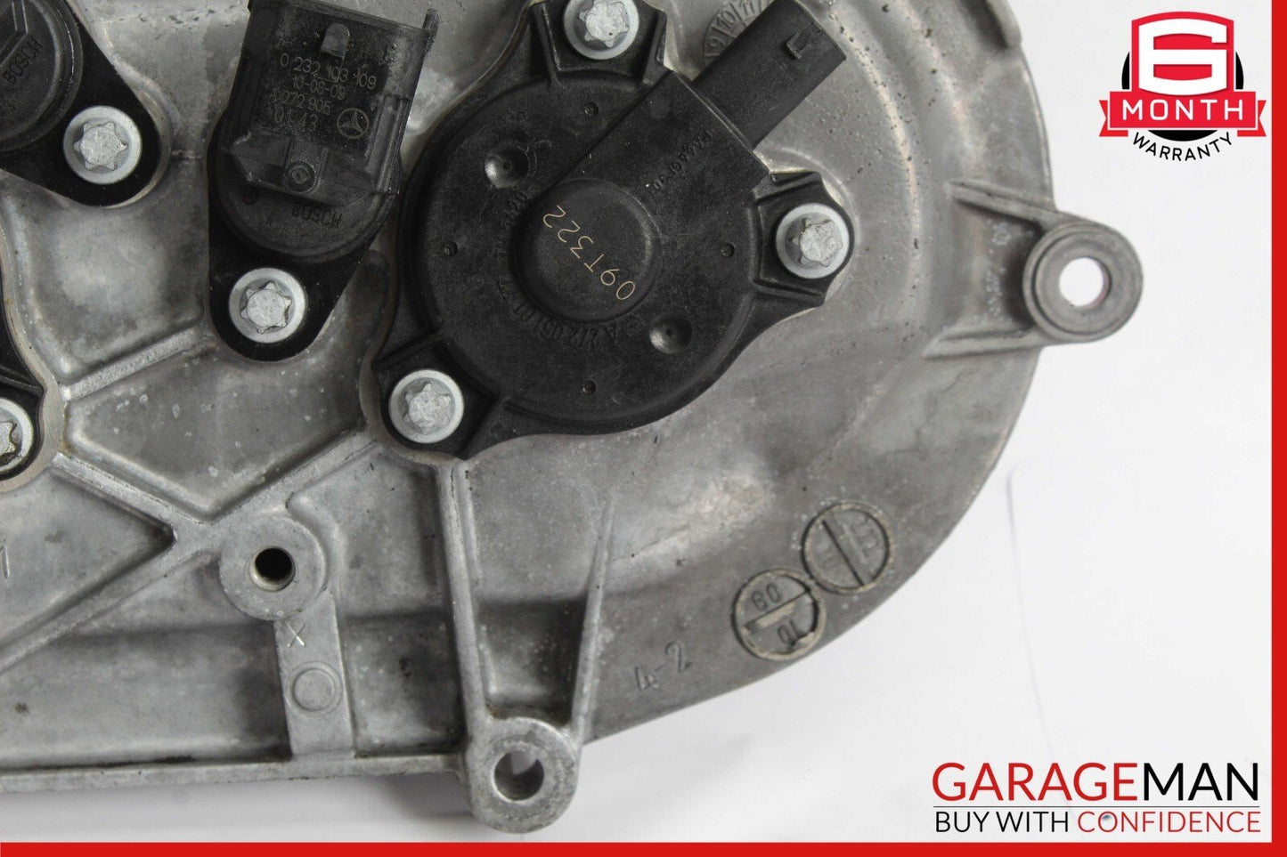 06-13 Mercedes W212 E350 S550 Front Right Engine Timing Chain Cover Plate OEM
