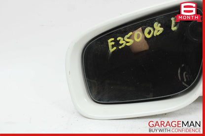 07-09 Mercedes W211 E350 Front Left Side Mirror Door Rear View White OEM