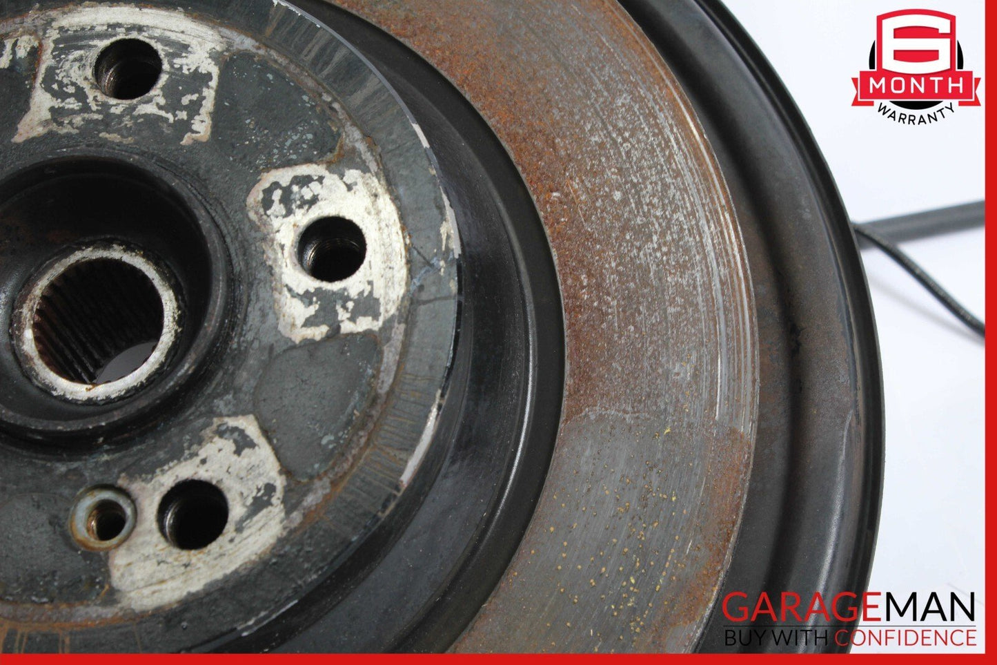 10-18 Mercedes W212 E350 Rear Right Side Spindle Knuckle Hub w/ Rotor Disc OEM