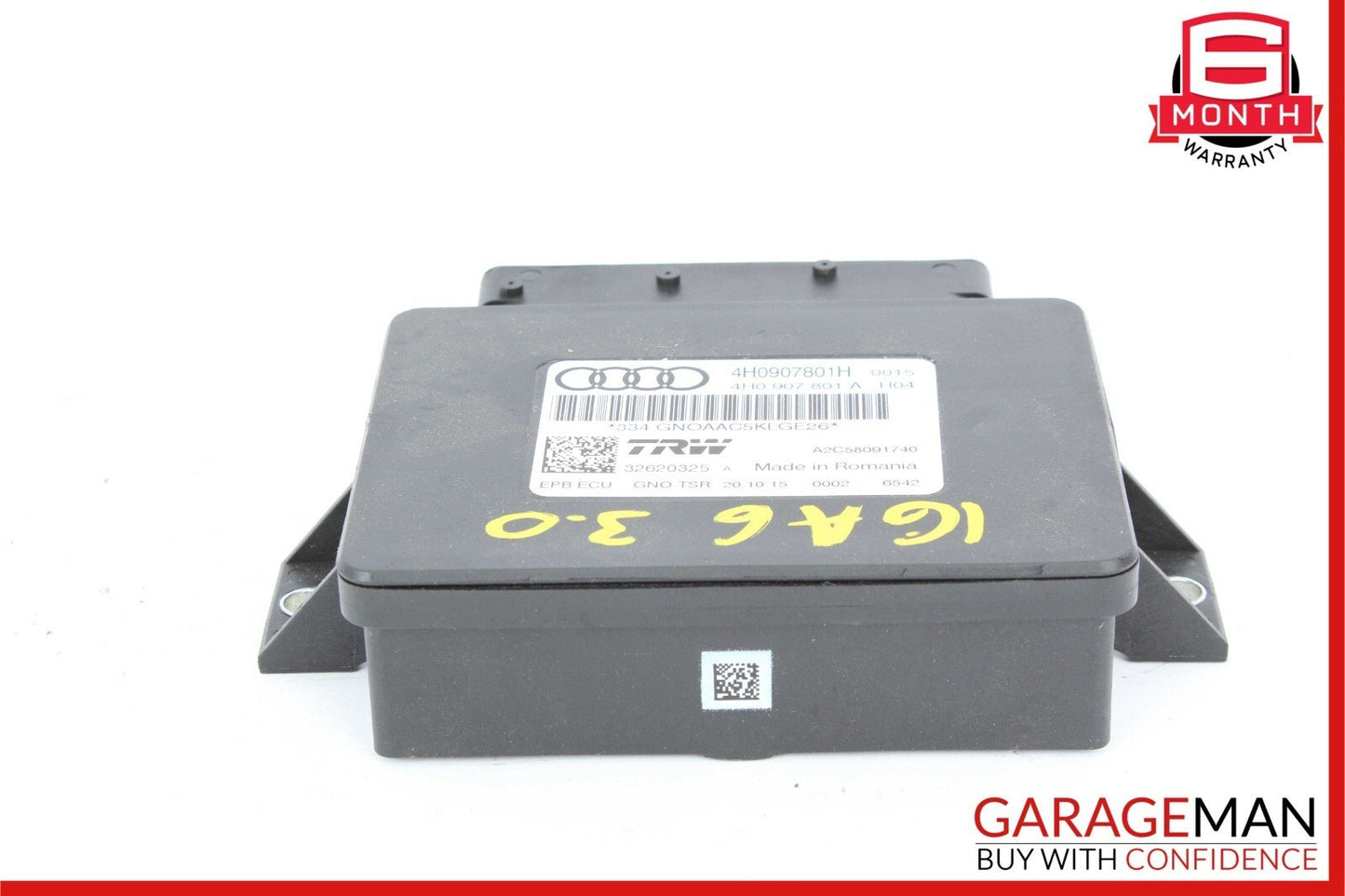 12-18 Audi A6 A7 Electric Parking Brake Control Module Unit 4H0907801H OEM