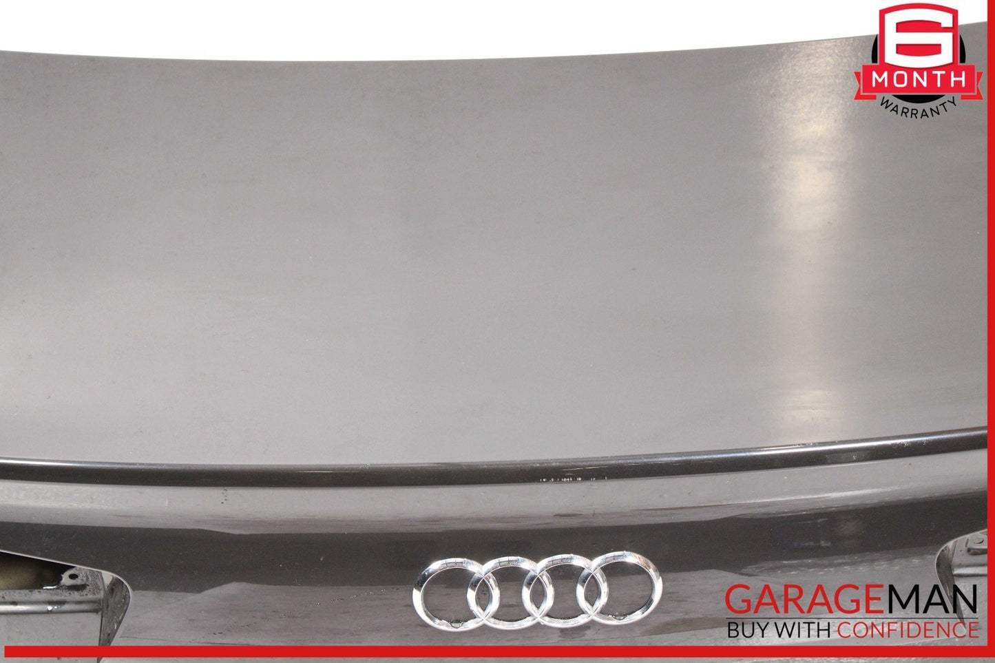 12-18 Audi A6 S6 Trunk Lid Panel Assembly Black OEM