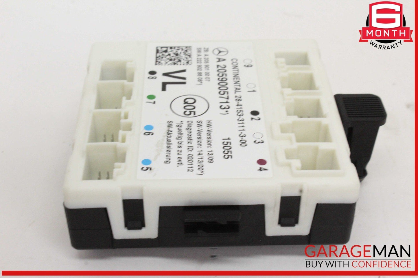 15-18 Mercedes W205 C300 Front Left Driver Side Door Control Module Unit OEM