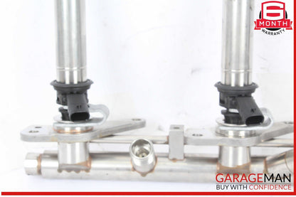 11-19 Mercedes W218 CLS550 Right Fuel Injection Rail Line w/ Injectors
