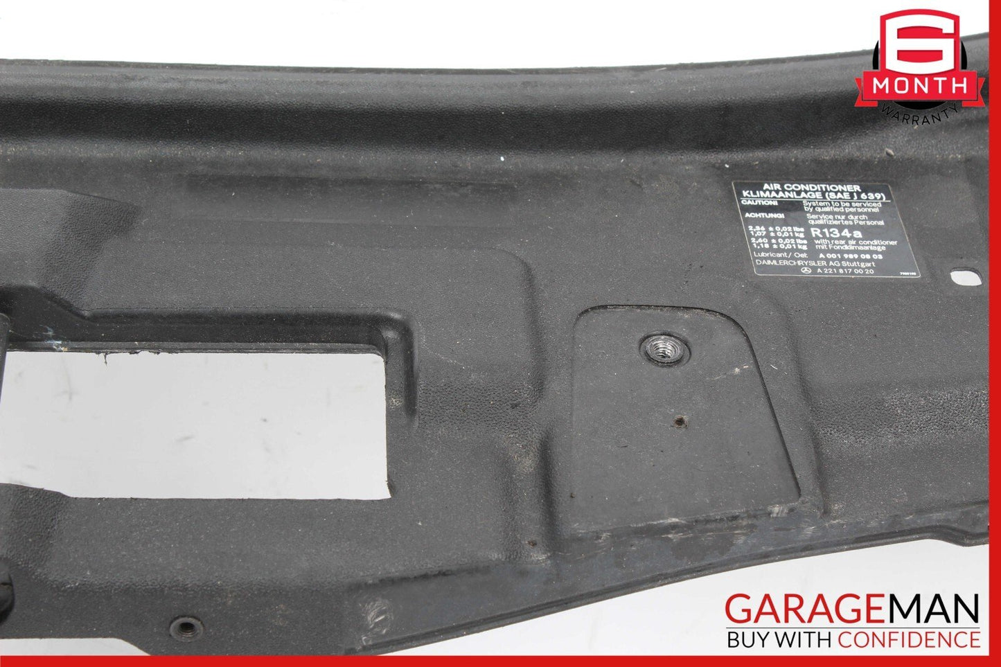 07-13 Mercedes W216 CL550 S500 Upper Radiator Core Support Headlight Bracket Bar