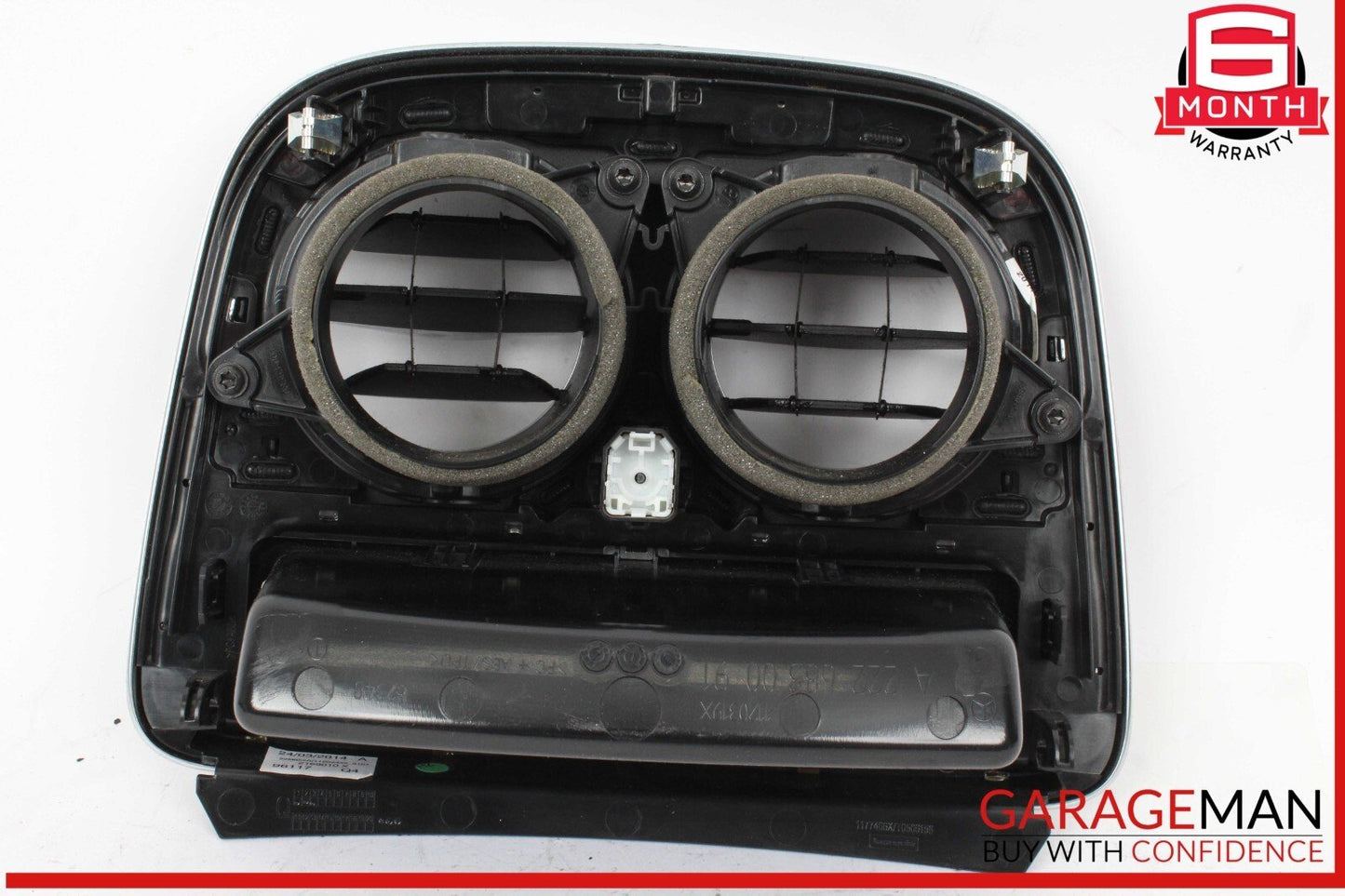 14-17 Mercedes W222 S550 Rear Center Console Air Vent Panel 2226830091 OEM