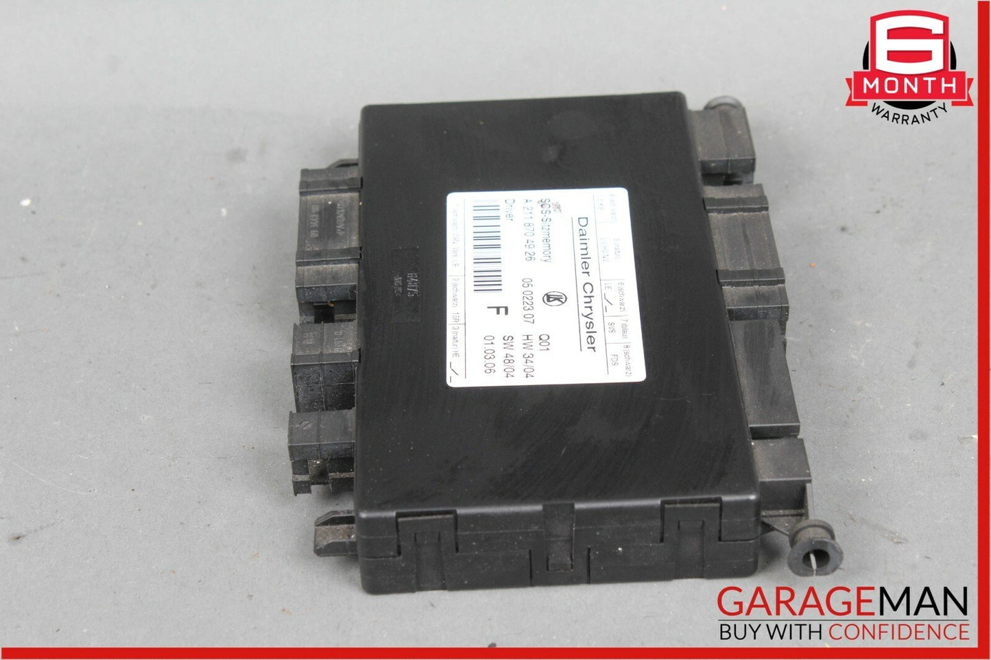03-11 Mercedes W219 CLS55 AMG E350 Front Left Side Under Seat Control Module OEM