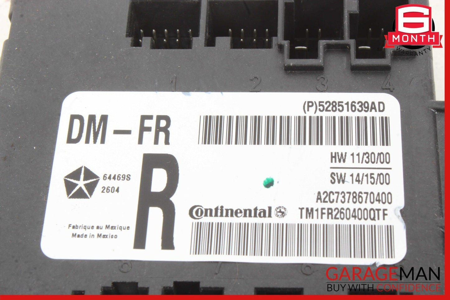 14-24 Maserati Ghibli Front Right Side Door Computer Control Module OEM