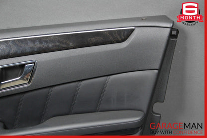 10-13 Mercedes W212 E350 E400 E550 Front Right Interior Door Panel Cover Black