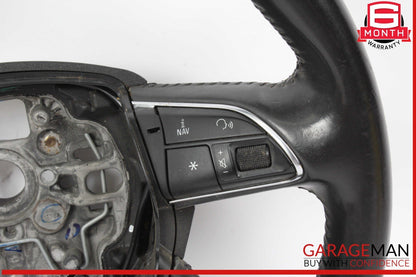 12-18 Audi A7 Front Left Driver Side Steering Wheel Black 4G0419091M OEM