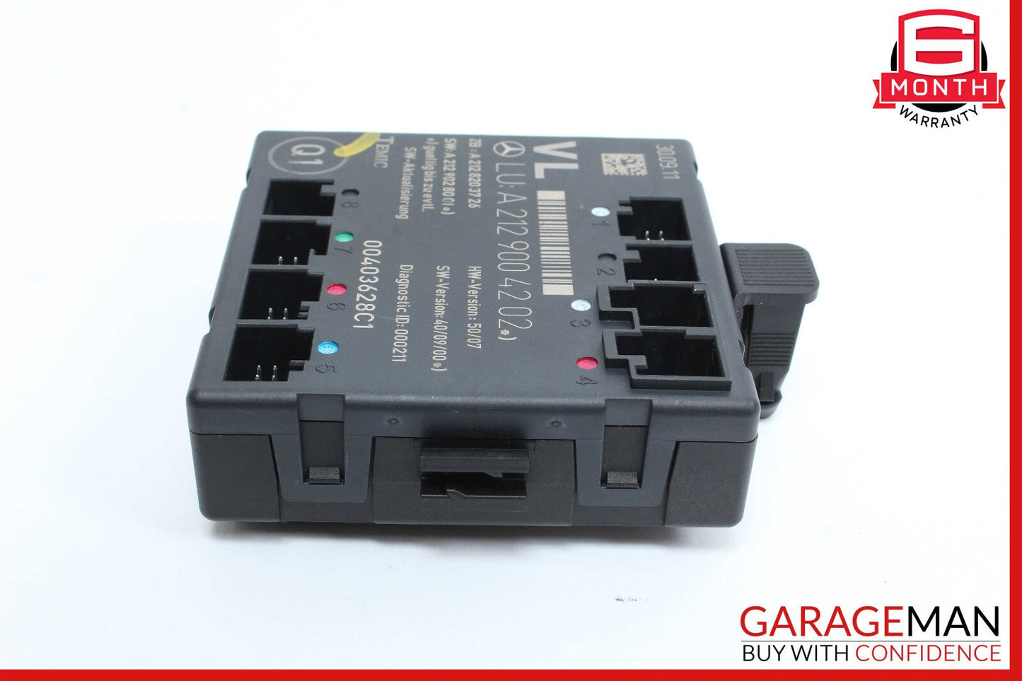 08-18 Mercedes W204 C250 SLK350 E400 Front Left Side Door Control Module OEM