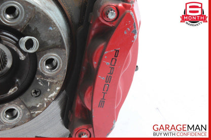 10-16 Porsche Panamera 970 Rear Right Spindle Knuckle Brake Rotor Disc Caliper