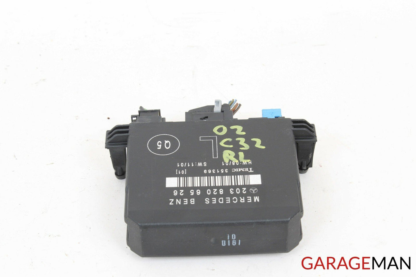 01-07 MERCEDES W203 C32 AMG REAR LEFT DRIVER SIDE DOOR CONTROL MODULE Q5 OEM