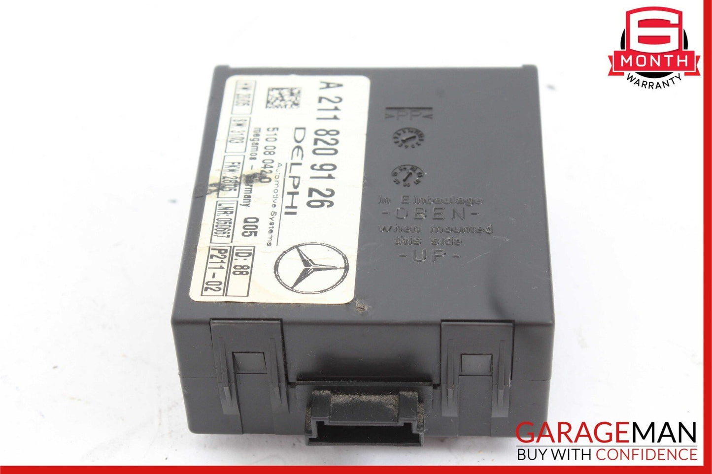 05-11 Mercedes W203 C230 SL500 CL500 Anti Theft Alarm Sensor Control Module