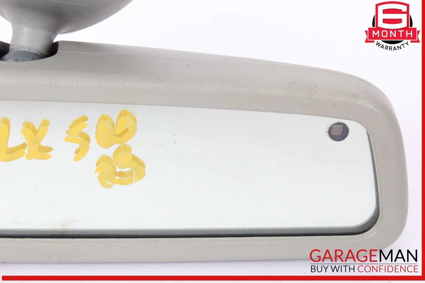 01-09 Mercedes W209 CLK500 C230 Top Upper Rear View Mirror Auto Dimming Gray OEM