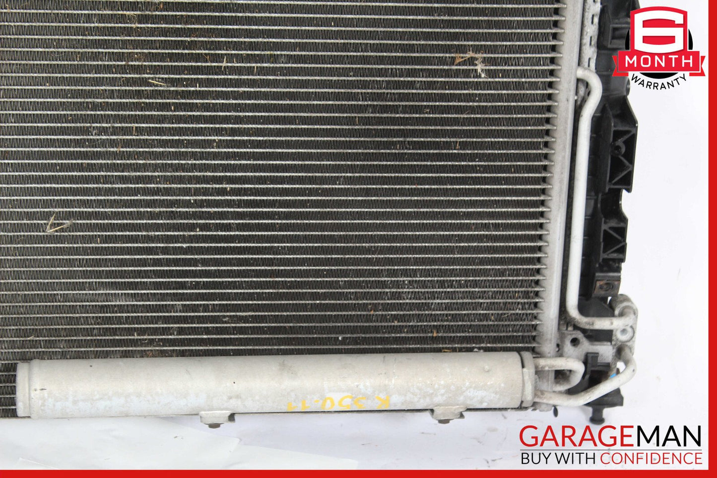 06-13 Mercedes ML350 R350 Engine Motor Cooling Radiator AC A/C Condenser Assy