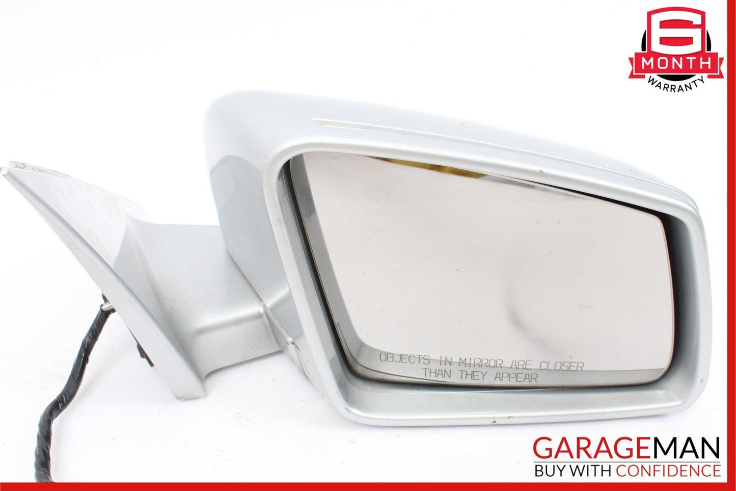 10-13 Mercedes W221 S500 S63 AMG Front Right Side Rear View Door Mirror Silver