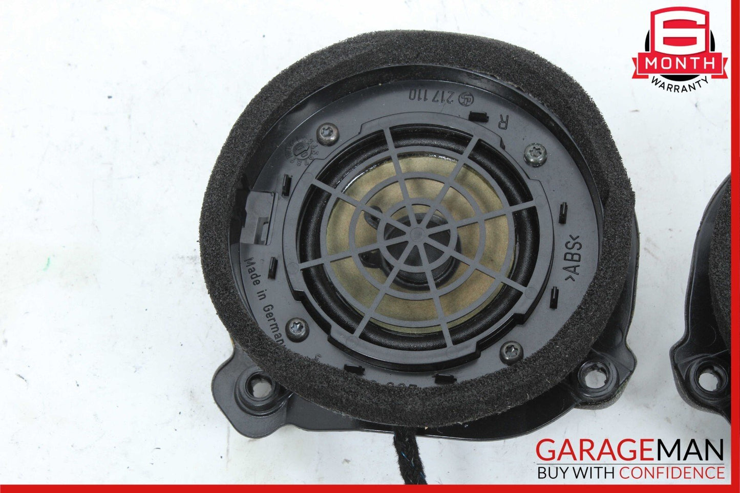 96-03 Mercedes W210 E320 Rear Right & Left Side Door Sound Speakers Set OEM