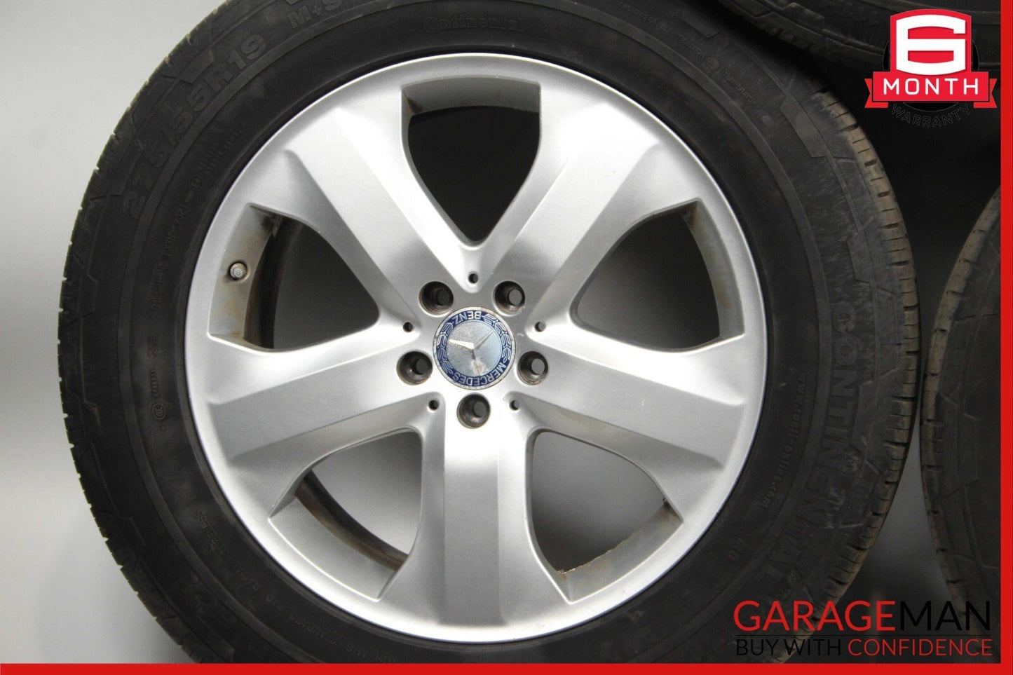 09-12 Mercedes X164 GL350 GL450 8.5Jx19H2 Complete Wheel Tire Rim Set of 4 Pc