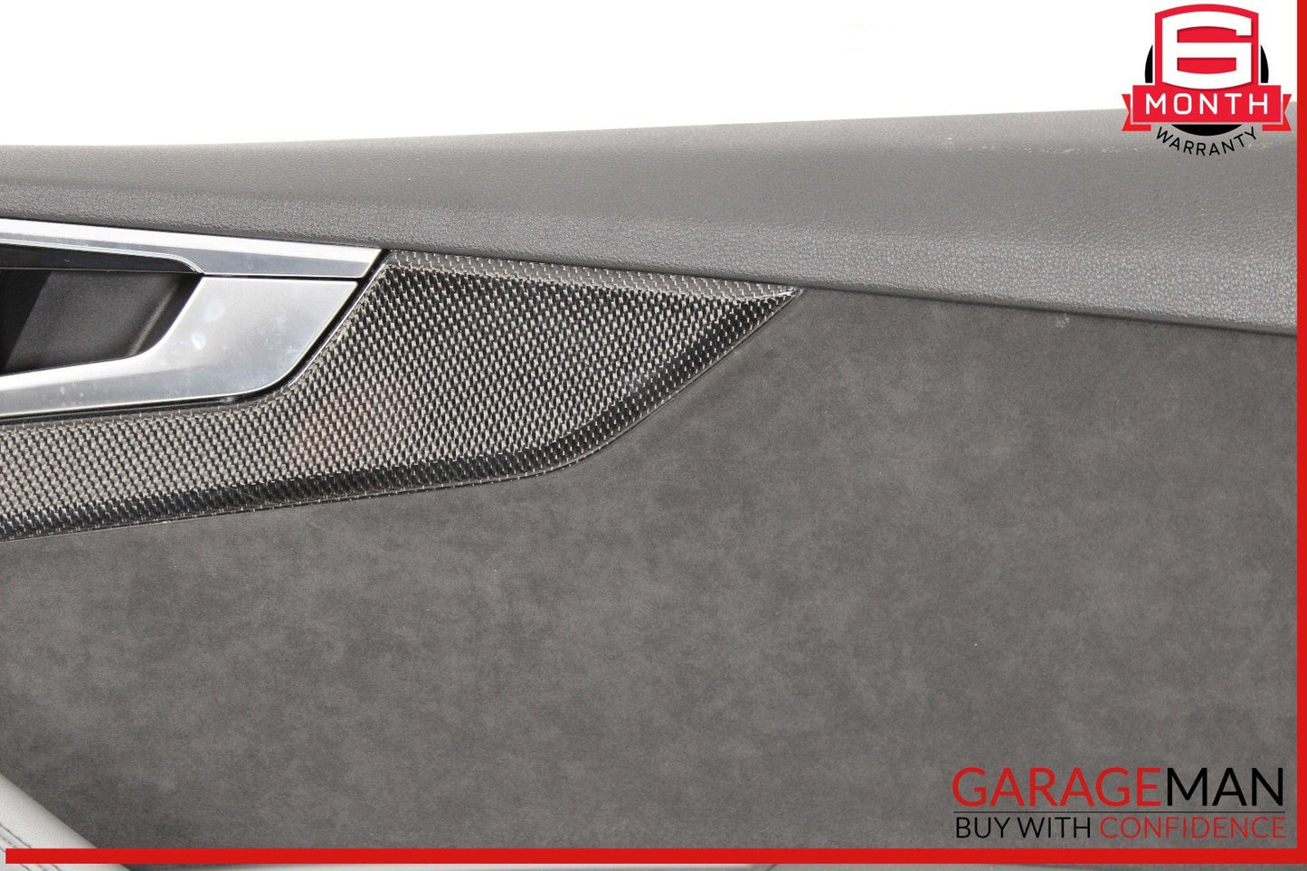 18-24 Audi S5 A5 RS5 Front Right Side Interior Door Panel Leather / Suede OEM